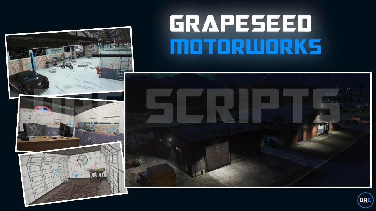 [MLO] GRAPESEED MOTORWORKS FIVEM MAP | PREVIEW